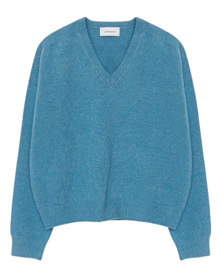 Vanilla V-neck knit