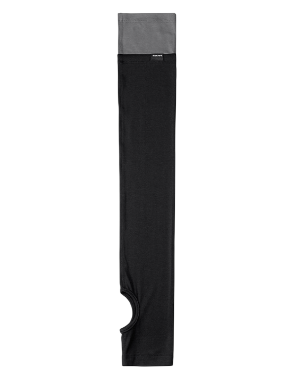 Layered Open-Toe Knee Socks