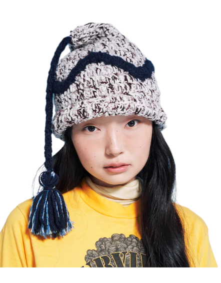 MAURKE BEANIE WHITE MIX