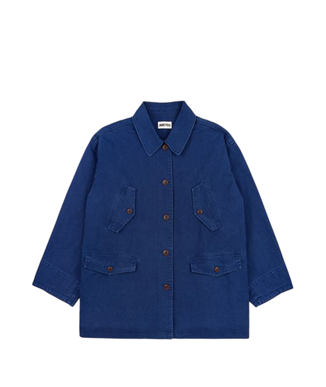 COTTON WASHING HALF WORK JACKET