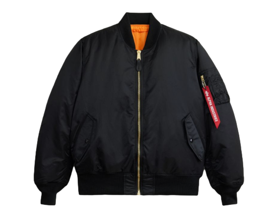 MA-1 HERITAGE FIT FLIGHT JACKET BLACK