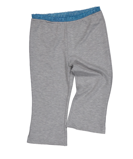 Lace leggings pants, Gray