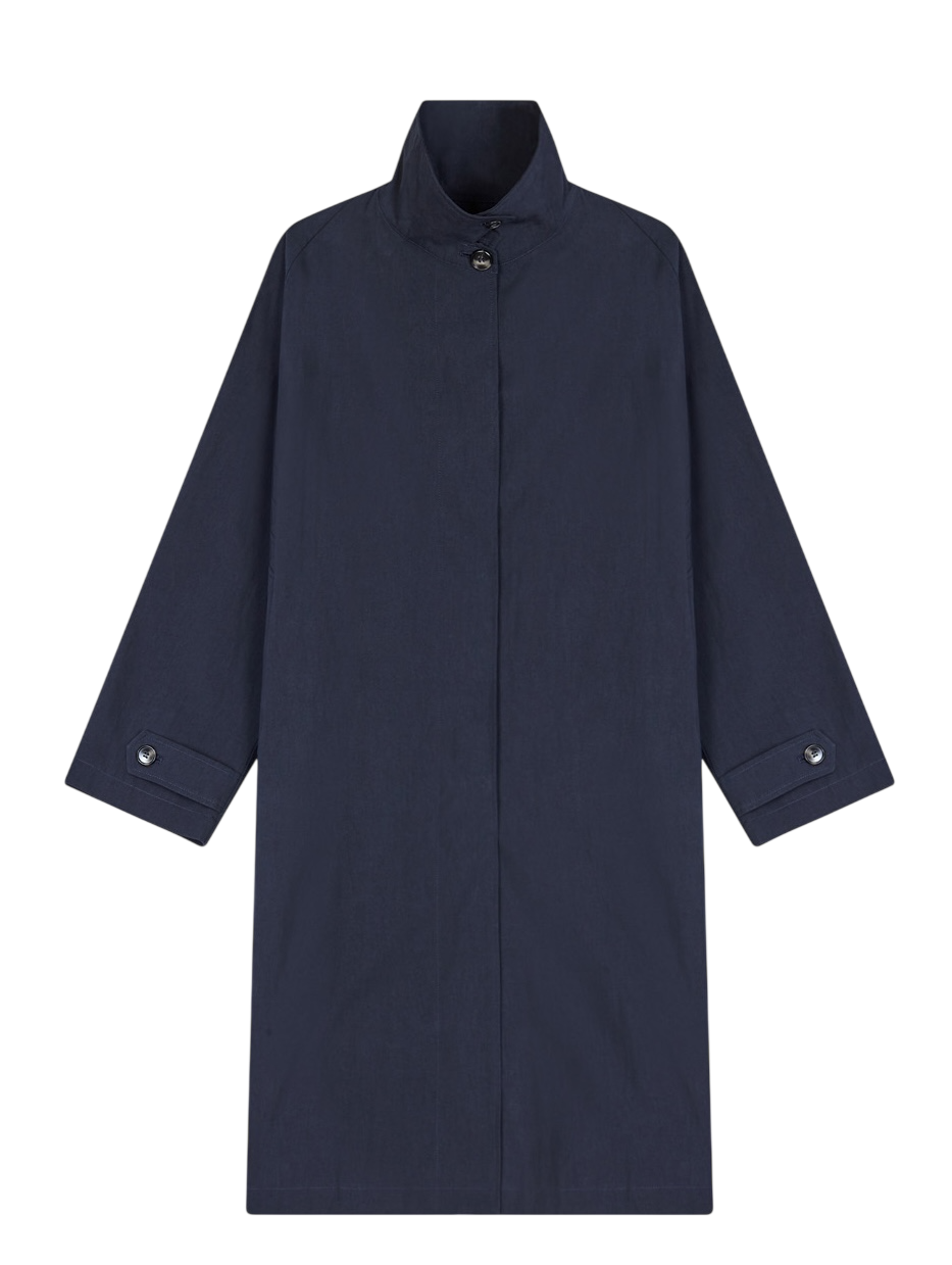 HIGH-NECK TRENCH COAT
