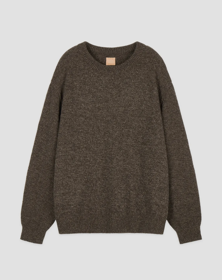 Basic Oversized Knit (Brown)