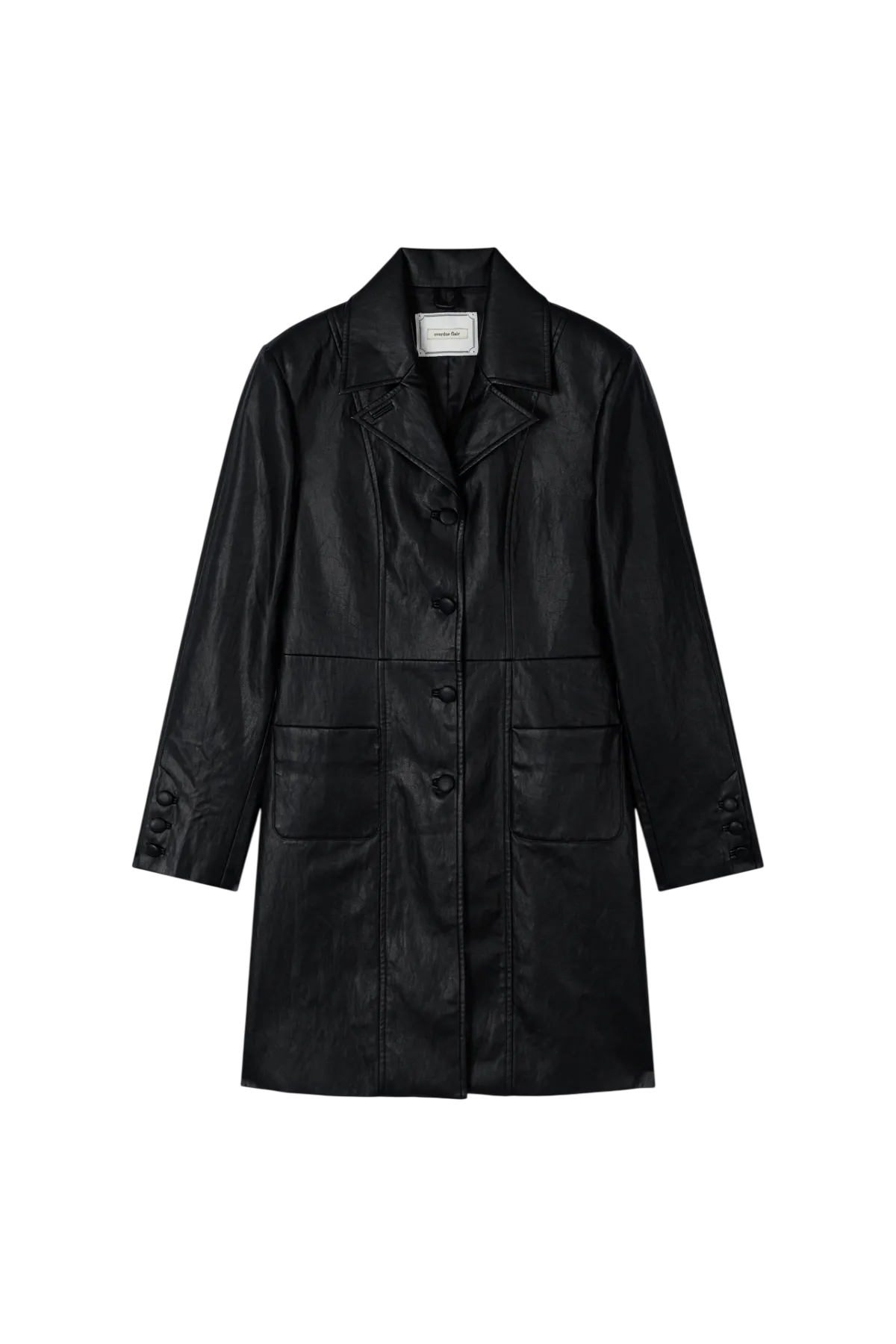 VINTAGE TAILORED LEATHER COAT
