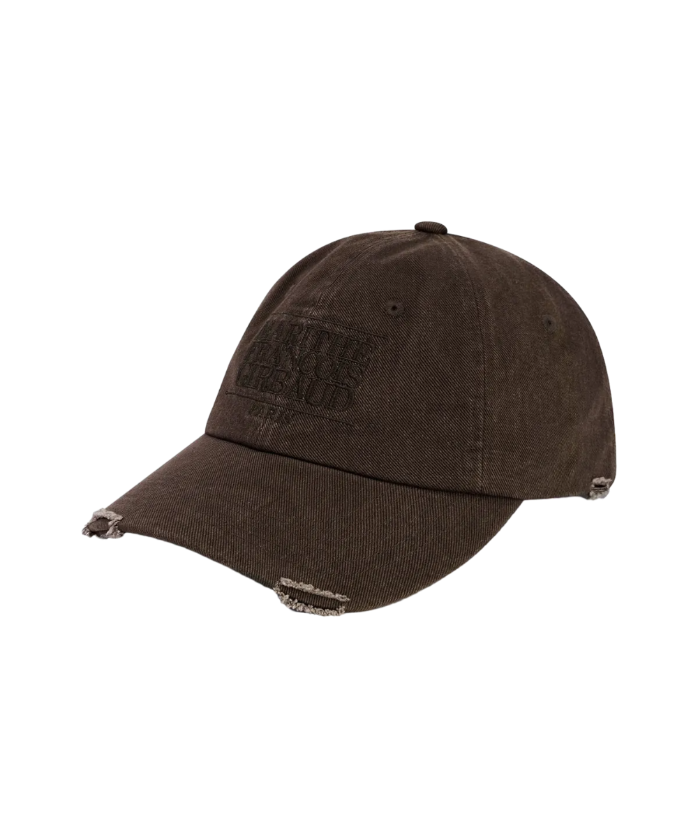 CLASSIC LOGO DAMAGED OVERFIT CAP