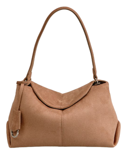 MOVO BAG _ 스웨이드 카멜 미니백 3way