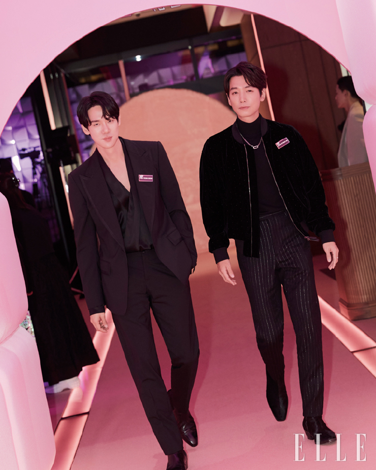  레드 카펫과 땡큐 파티를 찾은 <슬의생> 듀오, 유연석과 정경호. 