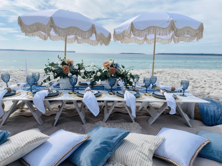 해변에서의 로맨틱한 피크닉. ⓒPicnic's Naturally Jervis Bay 