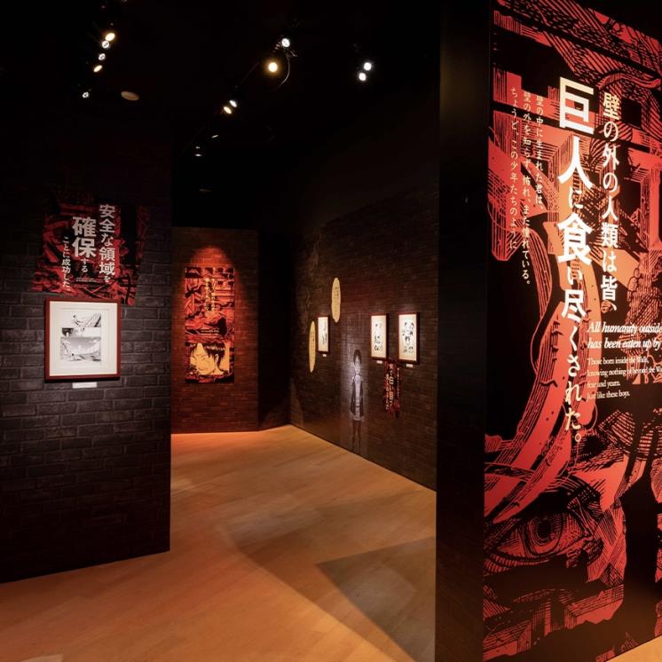 진격의 거인전 FINAL 싱가포르 전시 모습