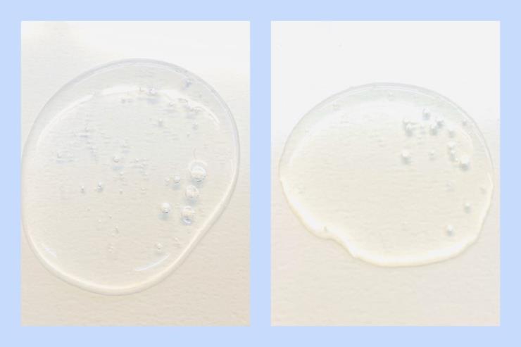 (좌) 히말라야 핑크솔트 샴푸 vs (우) 샹뿌앙 디-톡스