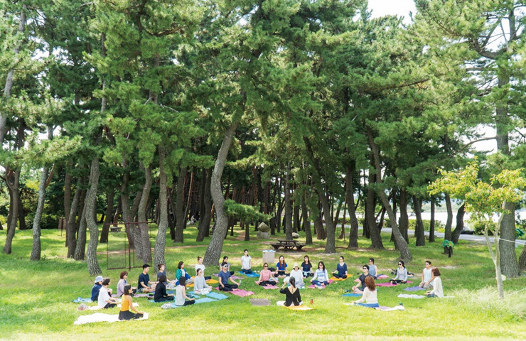 위크엔더스의 리트릿은 짧지만 충분한 힐링을 선사한다. 위크엔더스의 다양한 리트릿 프로그램 중 ‘오롯이, 나’가 열린 현장. 