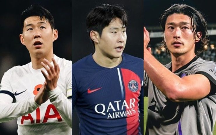 손흥민, 이강인, 조규성 