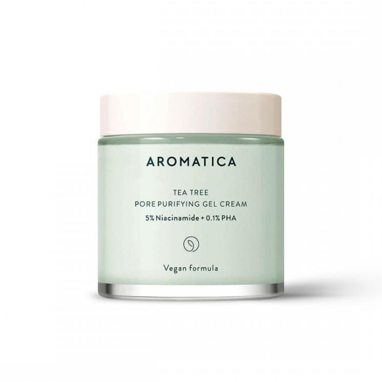 아로마티카 티트리 포어 퓨리파잉 젤크림 5% 나이아신아마이드 0.1% PHA - 여드름 등 피부 트러블이 잦은 지성 피부를 산뜻하게 보습하면서 최대 함량 나이아신아마이드가 미백과 결 개선을, PHA, LHA가 과각질을 자극 없이 조절한다. 100mL 3만2천원. 