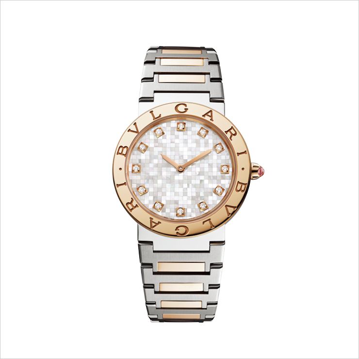  앰배서더 리사와 함께 협업한 두 번째 시계 ‘불가리 불가리 x 리사’ 리미티드 에디션. 