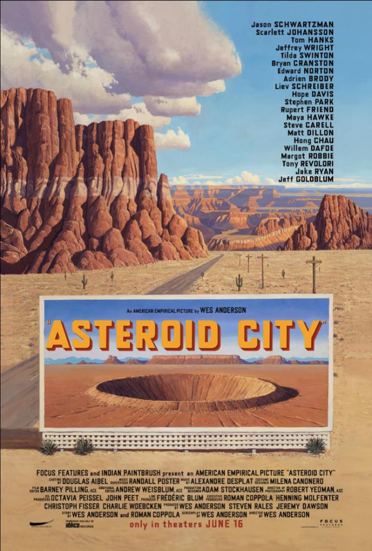 <애스터로이드 시티>의 포스터.