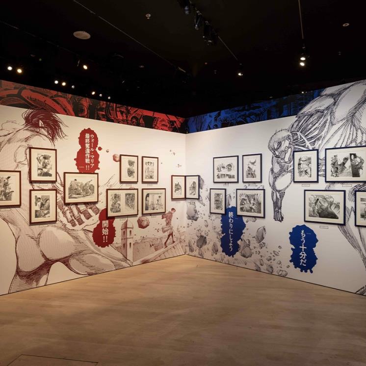 진격의 거인전 FINAL 싱가포르 전시 모습