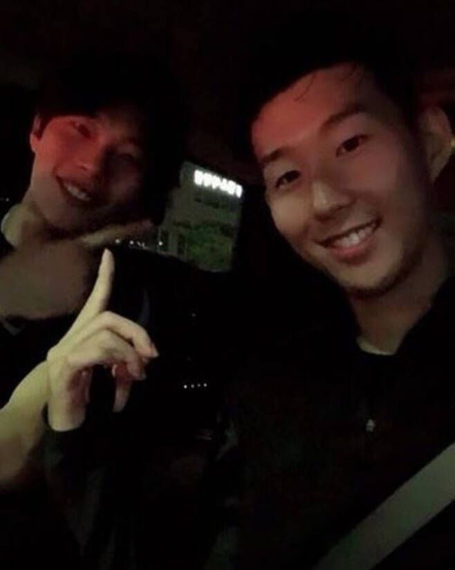류준열과 손흥민 